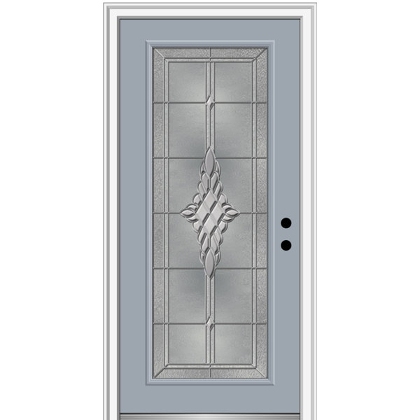 Verona Home Design Grace 80'' Fiberglass Front Entry Doors Wayfair